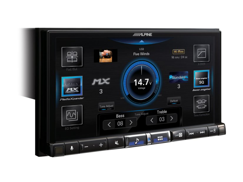 Autorádio Alpine iLX -705DM s Apple CarPlay a DAB+