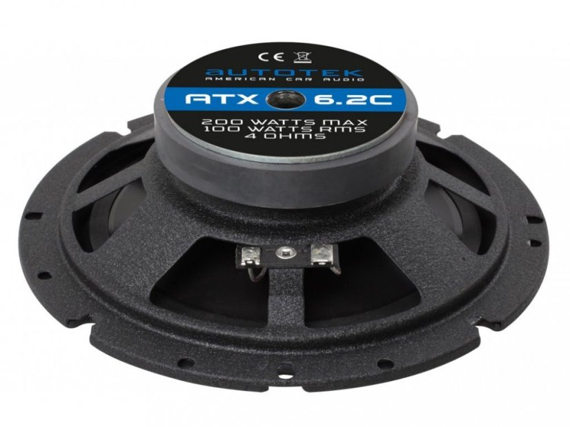 Autotek ATX6.2C reproduktory pre Peugeot 206 (1998-2012) predné dvere