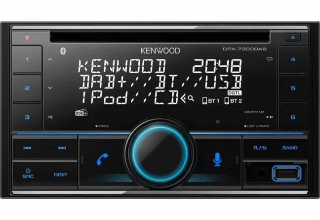 Autorádio KENWOOD DPX-7300DAB Bluetooth a DAB+