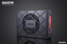 Awave V9MAX subwoofer pod sedadlo