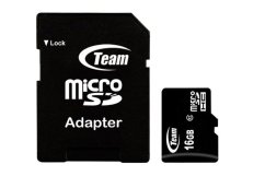 Pamäťová karta Team 16GB + adaptér SD