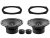BLAM Relax 2 165 R2X reproduktory pre Mitsubishi Pajero (2006->) predné dvere