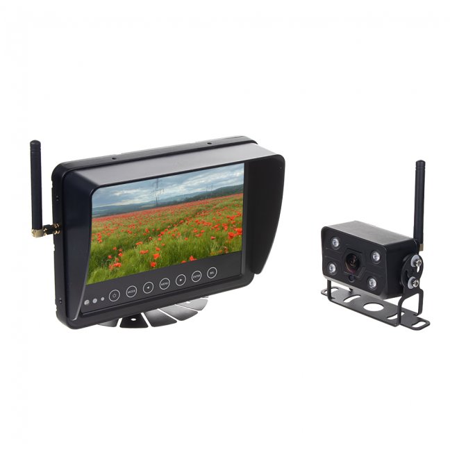 Vodotesný bezdrôtový digitálny kamerový systém SET so 7" AHD monitorom