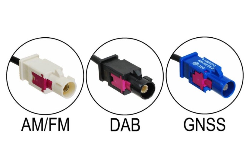 Anténa AM/FM/DAB/GNSS strešná Shark3