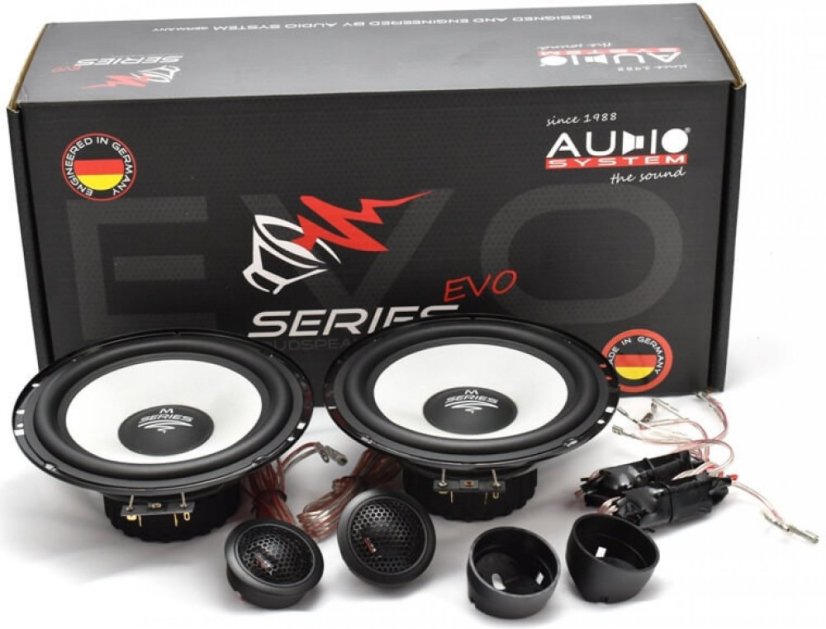 Audio System M 165 EVO reproduktory pre Audi A3 8P (2003-2013) - zadné dvere