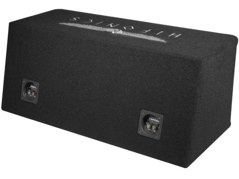 10" dvojitý subwoofery v boxe do auta Hifonics Titan TD250R