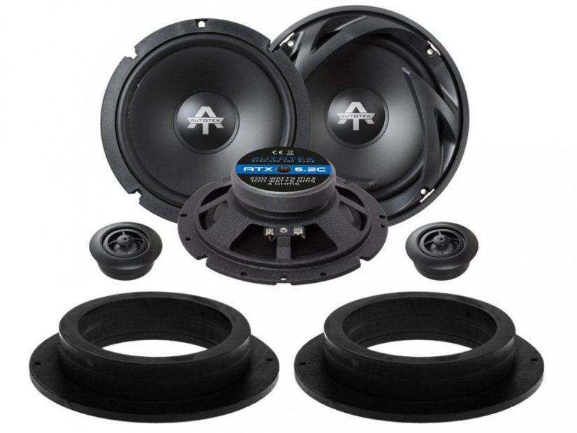 Autotek ATX6.2C reproduktory pre AUDI A3 8V (2013->) predné dvere