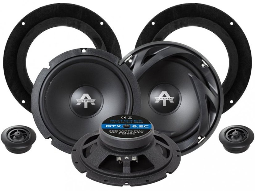 Autotek ATX6.2C reproduktory pre AUDI A5 B8 (2007-2017) predné dvere
