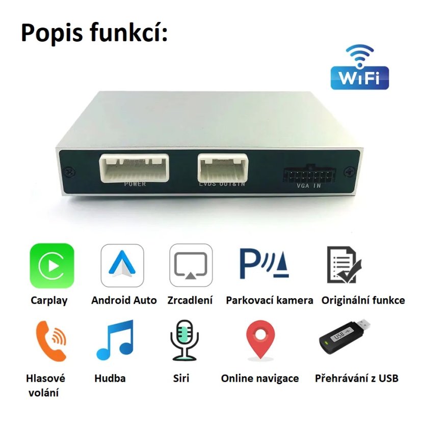 Adaptér CarPlay/Android Auto BMW NBT