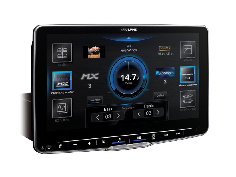 Autorádio iLX-F905D Alpine Halo9 s Apple CarPlay a DAB+