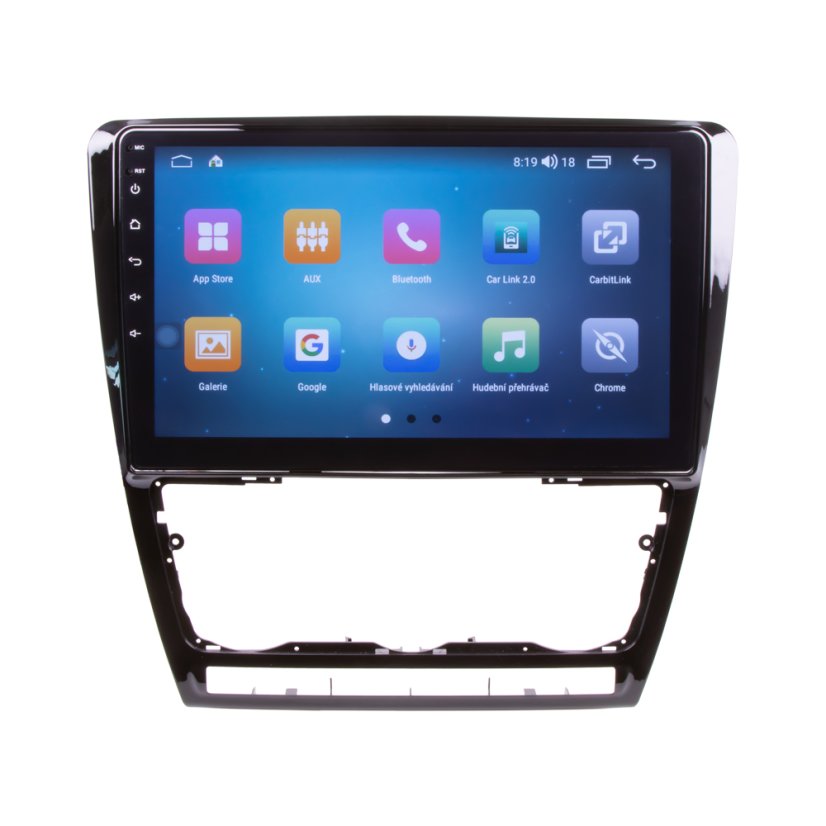 Autorádio pre Škoda Octavia 2007-2014 s 10,1" LCD, Android, WI-FI, GPS, CarPlay, 4G, Bluetooth