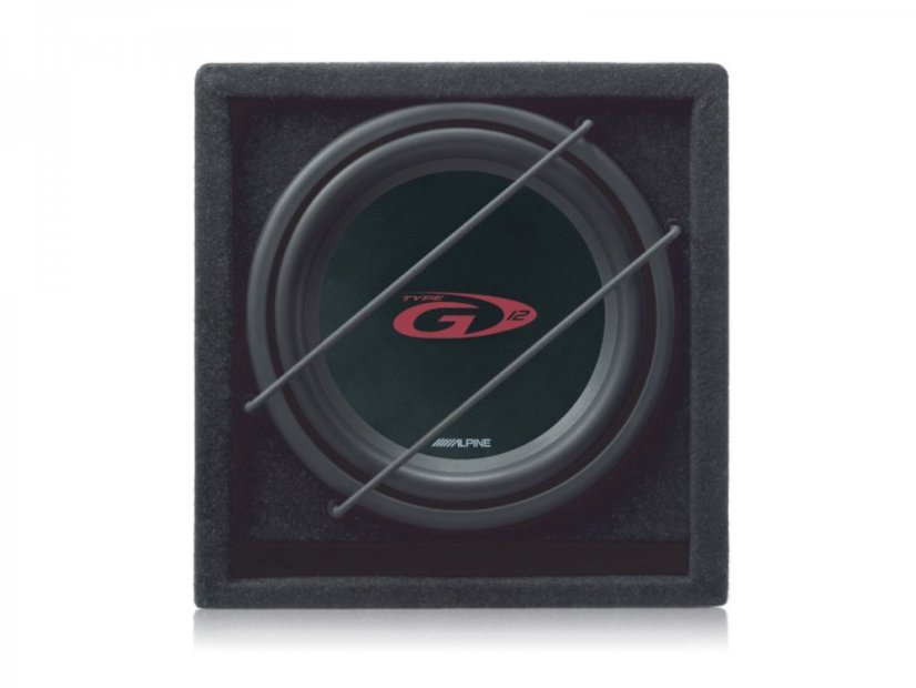12" subwoofer v boxe do auta Alpine SBG-1244BR