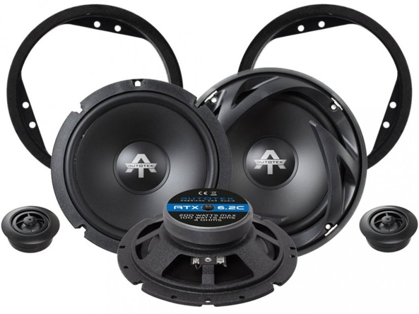Autotek ATX6.2C reproduktory pre  Mitsubishi Outlander (2007-2016) predné dvere