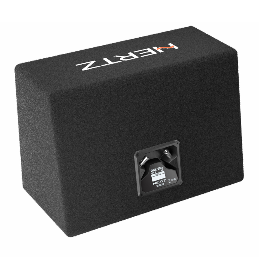 10" subwoofer v boxe do auta Hertz DBX 25.3
