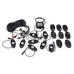 LED podsvetlenie podvozku RGB 12V, Bluetooth, 24x3W