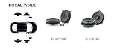 Predné a zadné reproduktory Focal vhodné do Toyota Avensis