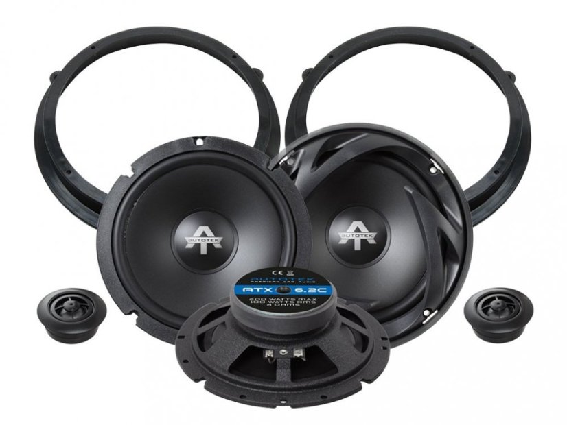 Autotek ATX6.2C reproduktory pre FORD FIESTA (2008-2017) predné dvere
