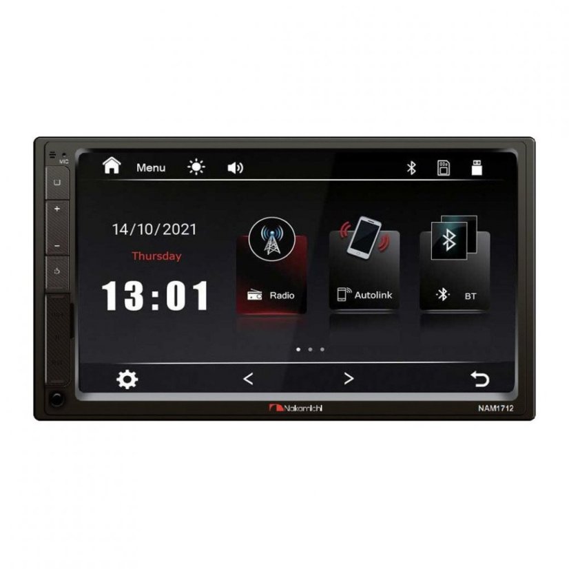 Autorádio Nakamichi NAM1712 s Bluetooth pre telefonovanie a streamovanie hudby Autorádio Nakamichi NAM1712 s Bluetooth pre telefonovanie a streamovanie hudby