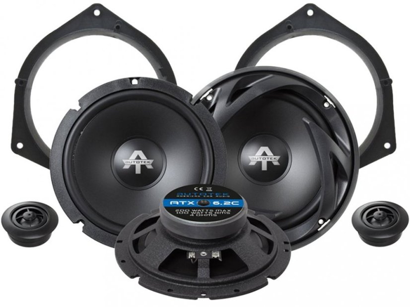 Autotek ATX6.2C reproduktory pre PICANTO II (2011-2017) predné dvere