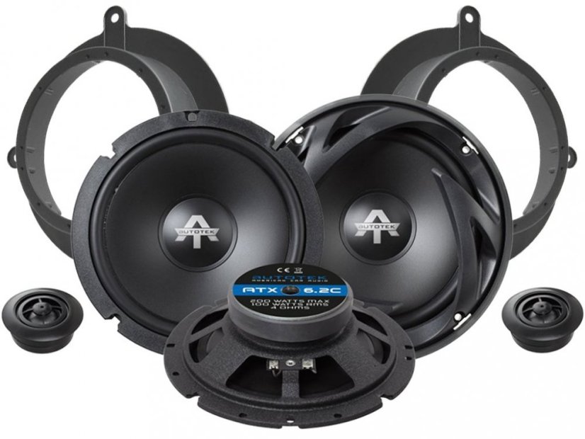 Autotek ATX6.2C reproduktory pre Mazda 6 ( od 2012) predné dvere