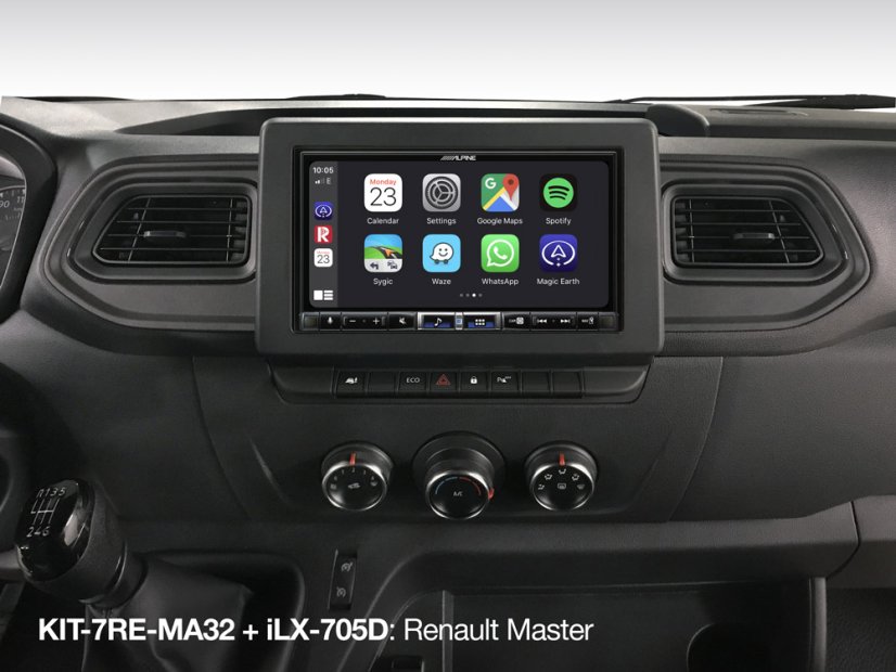 Autorádio Alpine iLX-705D s bezdrôtovým Apple CarPlay a DAB +