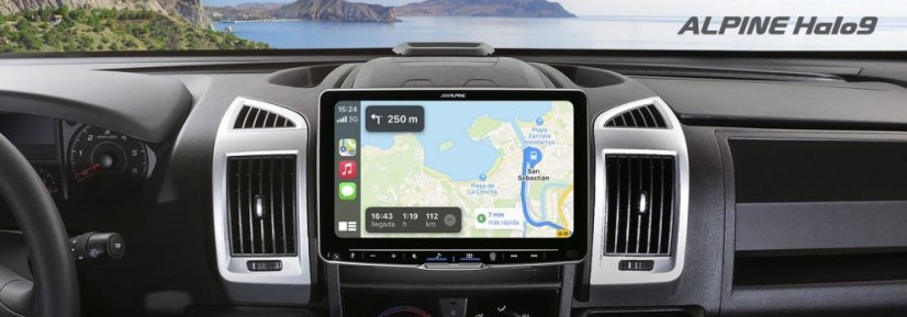 Autorádio iLX-F905D Alpine Halo9 s Apple CarPlay a DAB+