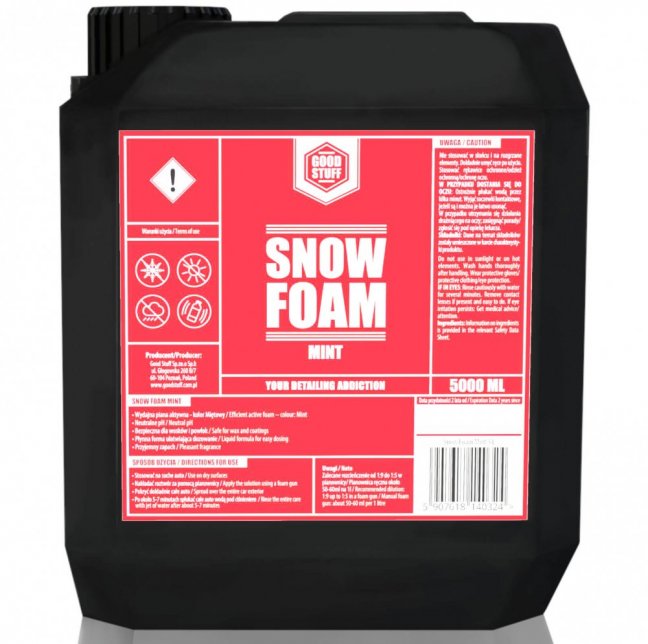 Good Stuff Snow Foam Mint 5000 ml aktívna pena zelená