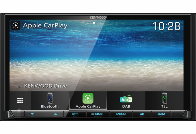 Autorádio KENWOOD DMX-7520DABS 7" s Bluetooth, DAB+ a Apple CarPlay® a Android Auto™