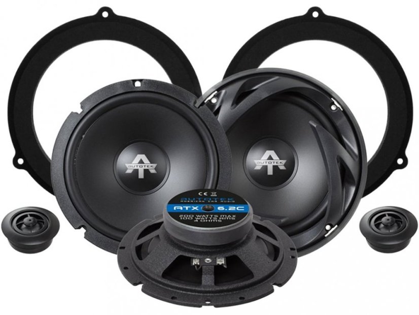 Autotek ATX6.2C reproduktory pre AUDI A4 B8 (2008-2015) zadné dvere