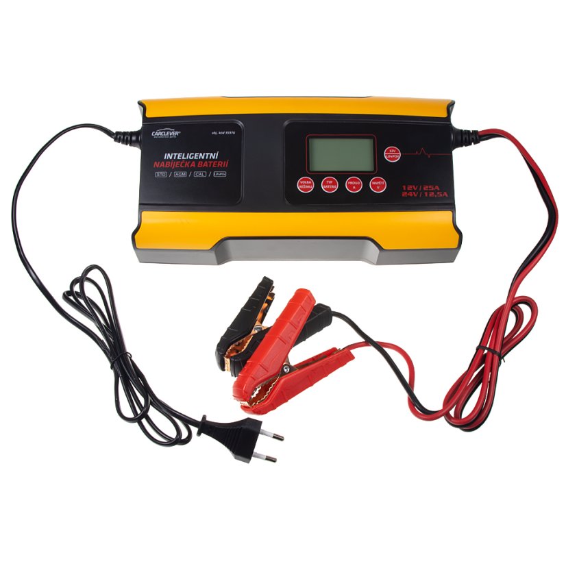Autonabíjačka CARCLEVER 12V/25A & 24V/12,5A + 12V LifePO4