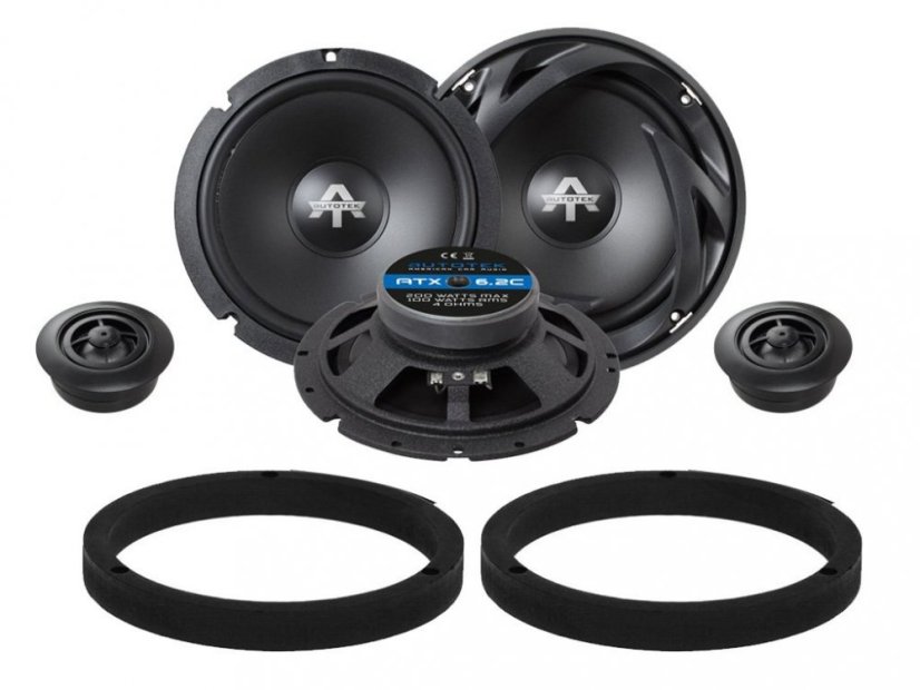 Autotek ATX6.2C reproduktory pre SUZUKI GRAND VITARA predné dvere