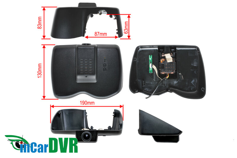 DVR HD kamera + Wi-Fi vhodná do JEEP Cherokee (2015->)