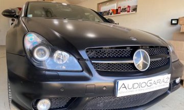 Mercedes Benz CLS55 - montáž autohifi a odhlučnenie dverí