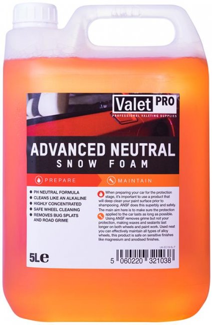 ValetPro Advanced Neutral Snow Foam 5L aktívna pena
