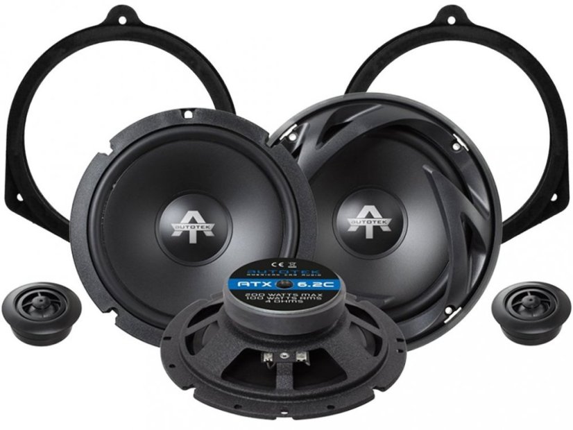 Autotek ATX6.2C reproduktory pre NISSAN XTRAIL (2013-2020) predné dvere