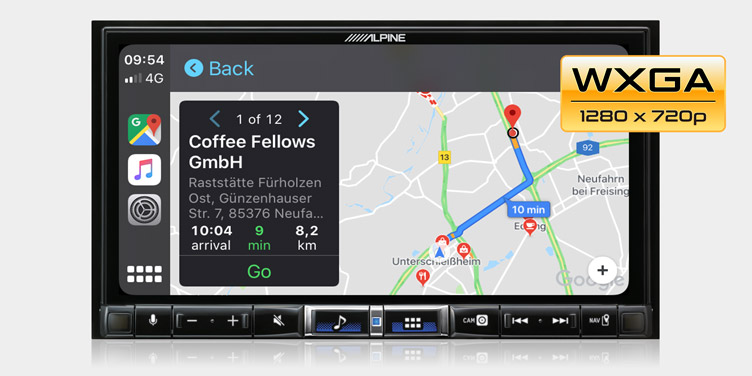 Autorádio Alpine iLX -705DM s Apple CarPlay a DAB+