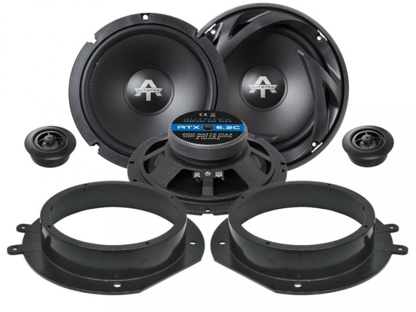 Autotek ATX6.2C reproduktory pre CITROEN JUMPY (2007-2016) predné dvere