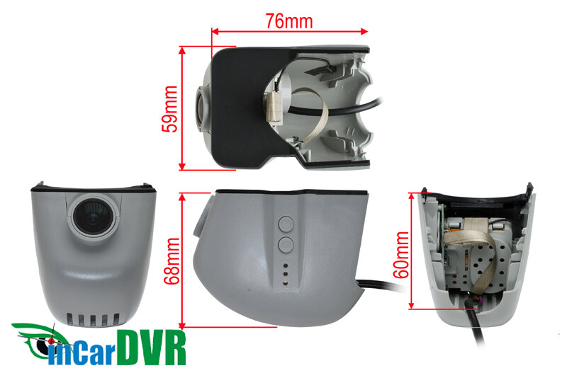 DVR kamera HD, Wi-Fi, AUDI A3 sedan / Q7 (2015->)