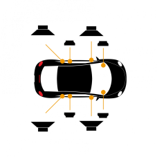Predné a zadné reproduktory Focal IS VW 180 pre VW Touareg
