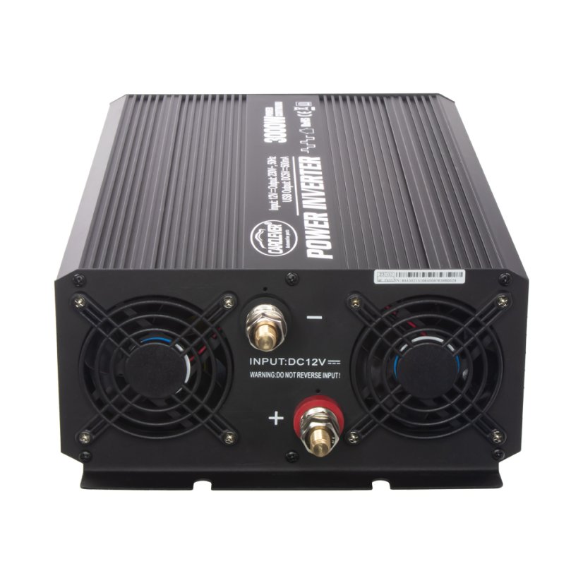 Menič napätia z 12/230V + USB, 3000W