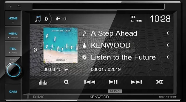 Autorádio KENWOOD DDX-4019BT 6,2" s DVD a Bluetooth