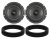 Helix F 62C reproduktory pre Škoda Superb I (2001-2008) zadné dvere