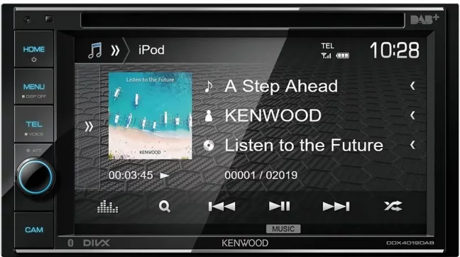 Autorádio KENWOOD DDX-4019DAB 6,2" s DVD, Bluetooth a DAB+ tunerom