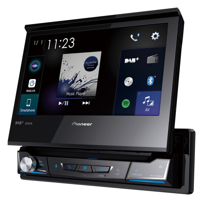 Autorádio 1DIN Pioneer AVH-Z7200DAB s Apple CarPlay