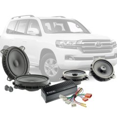 Kompletný set na ozvučenie - výmena audiosystému Toyota Landcruiser 200 LC200