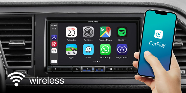 Autorádio Alpine iLX -705DM s Apple CarPlay a DAB+