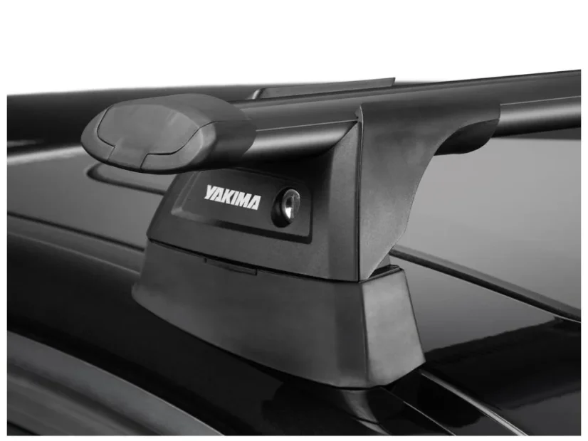 Strešný nosič YAKIMA pre Škoda Superb s presahom ( hatch. hladká strecha 2015->) - Farba: Strieborná