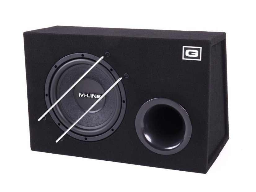 10" subwoofer v boxe do auta Gladen M-Line 10 VB