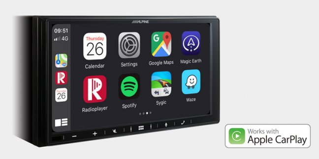 Autorádio Alpine iLX-W690D s DAB+ rádiom, Apple CarPlay a kompatibilitou Android Auto