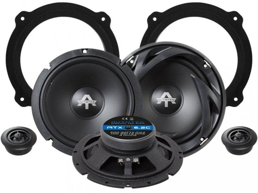 Autotek ATX6.2C reproduktory pre KIA SOUL (2009-) predné dvere